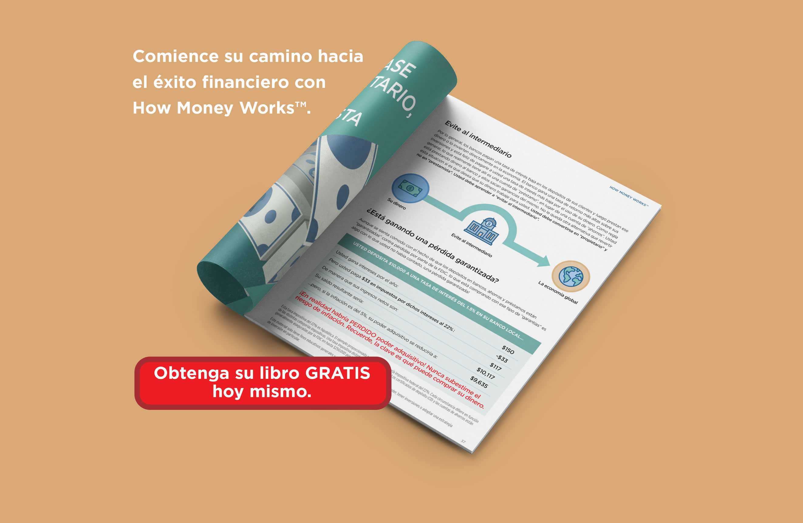 Empiece su camino hacia el éxito financiero con How Money Works™. ¡Obtenga su copia GRATIS hoy!