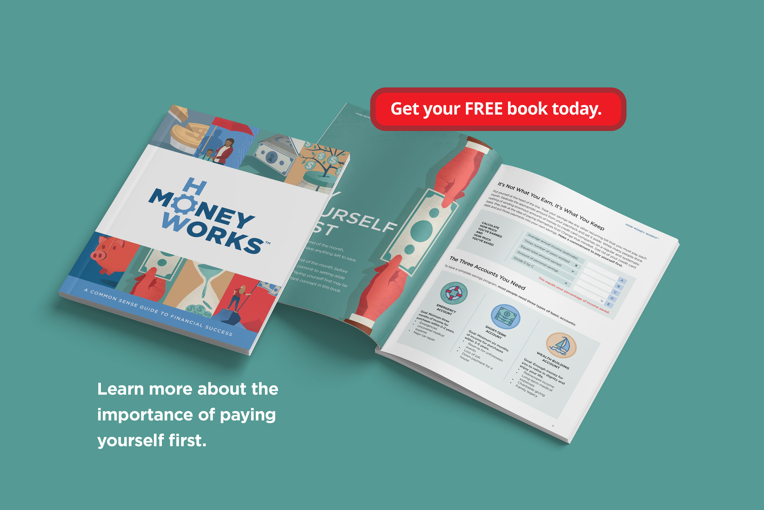 Learn more about the importance of paying yourself first. Get Your FREE copy today!